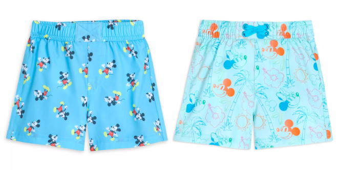 Disney Mickey and Minnie Mouse Baby Swim Trunks