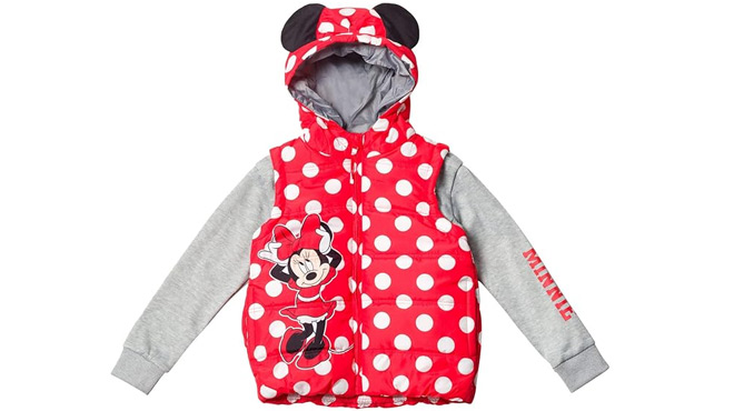 Disney Minnie Mouse Girls Vest Jacket