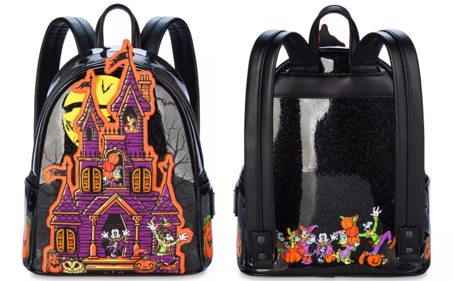 Disney x Loungefly Mickey Mouse and Friends Halloween Mini Backpack