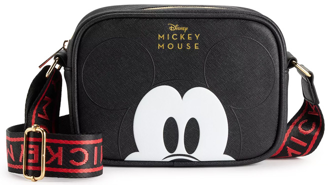 Disneys Mickey Mouse Camera Crossbody Bag