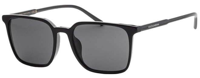 Dolce Gabbana Mens Square Sunglasses in Black