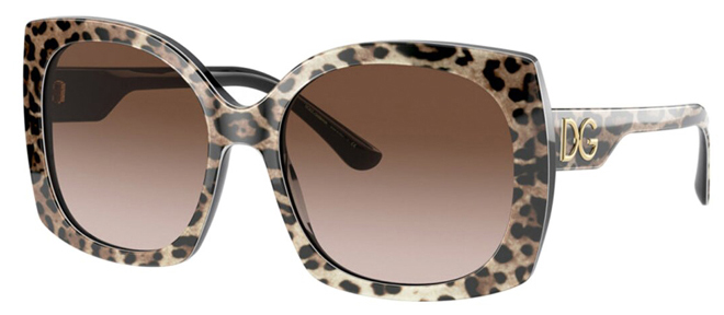 Dolce Gabbana Womens Sunglasses in Leo Brown