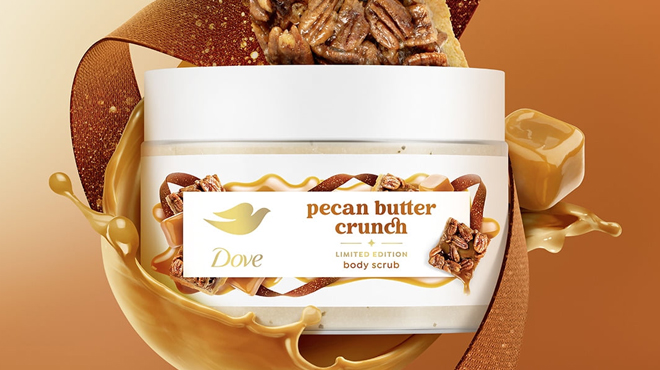 Dove Liquid Holiday Treats Body Scrub Pecan Buttercrunch Pie