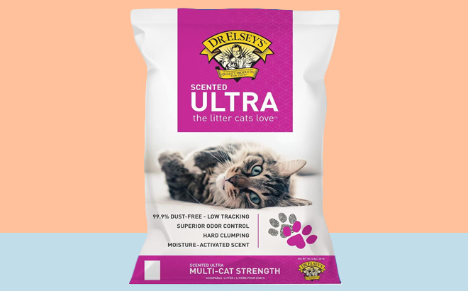 Dr Elseys Premium Clumping Cat Litter Ultra Scented 99 9 Dust Free Low Tracking