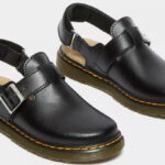 Dr Martens Kids Jorgie Leather Slingback Mules