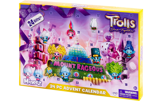 DreamWorks Trolls Band Together Mineez 24 pc Holiday Advent Calendar