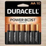 Duracell 10 Count Coppertop AA Batteries with Power Boost Ingredients