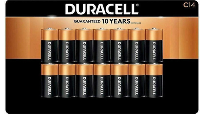 Duracell 14 Count Alkaline C Batteries