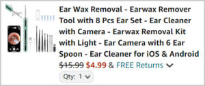 Ear Wax Removal Kit at Checkout