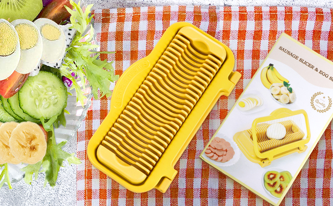 Egg Slicer in Yellow