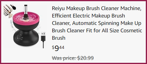 Electric Makeup Brush Cleaner Summary