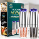 Electric Salt and Pepper Grinder Set