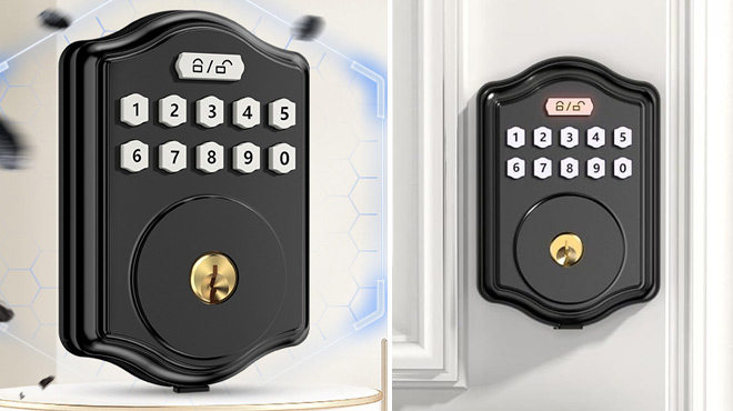 Electronic Keyless Entry Door Lock with Code