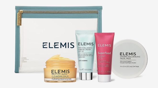 Elemis 4 Piece Beauty Kit with Bag