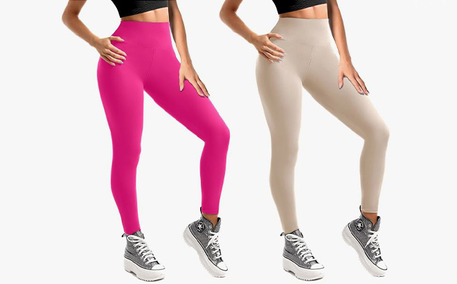 Fawarior High Waisted Workout Leggings