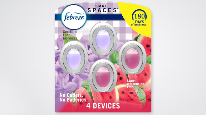 Febreze Small Spaces Air Freshener 4 Pack