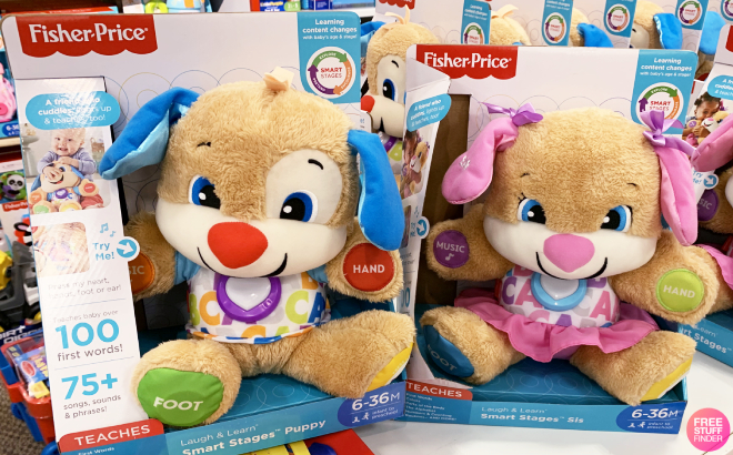 Fisher Price Laugh Learn Smart Stages Puppy Plushies