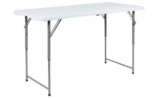 Flash Furniture Kathryn Adjustable Folding Table