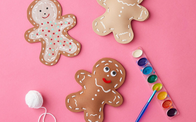 Foam Embroidered Gingerbread