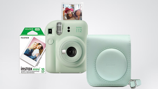 Fujifilm Instax Mini 12 Instant Camera with Carry Bag