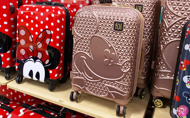 Ful Disney Mickey Mouse Carry On Luggage on Store Shelf