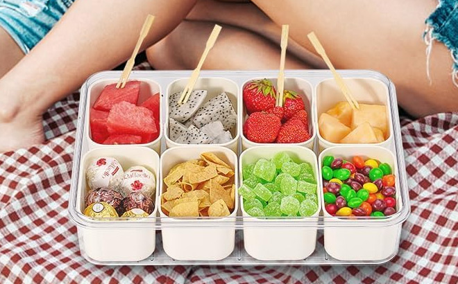 G Recreater Snack Box Container Filled with a variety of Snacks