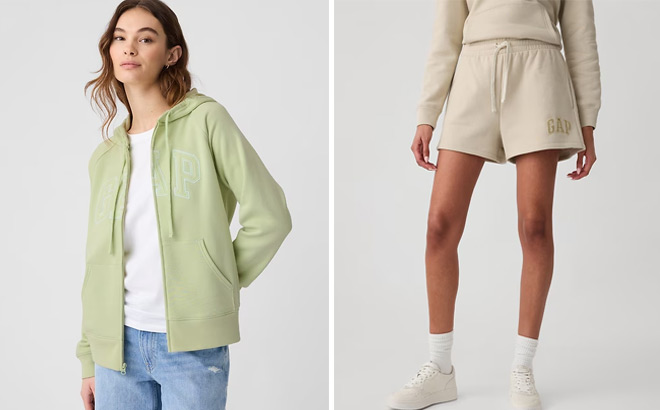 Gap Factory Hoodie and Shorts