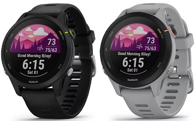 Garmin Forerunner 255 Music Running Smartwatch in Two Colors