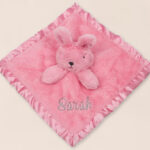 Gerber Embroidered Light Pink Security Blanket