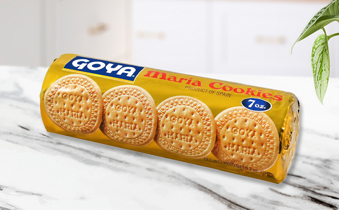 Goya Maria Cookies on the Kitchen Counter