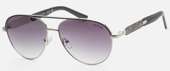 Guess Women's 57mm Black Sunglasses 