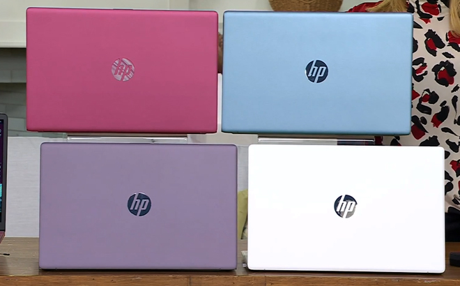 HP 17 Inch Laptop in Four Colors