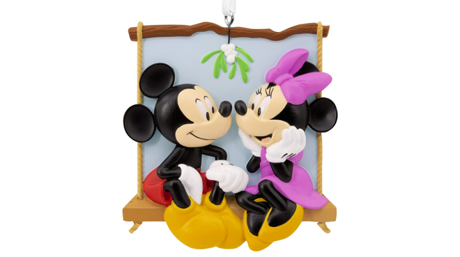 Hallmark Disney Mickey and Minnie on Swing