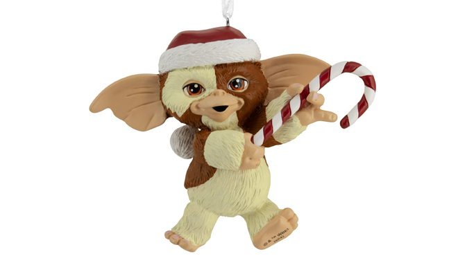 Hallmark Gremlins Gizmo in Santa Hat