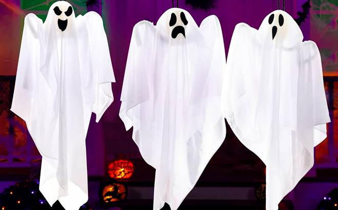 Halloween Party Decoration Hanging Ghosts 3 Pack