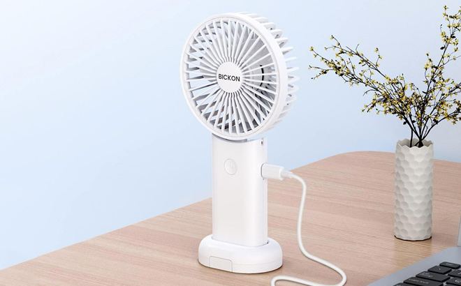 Handheld Fan Portable Fan with USB Rechargeable Battery