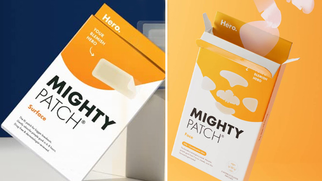 Hero 5 Count Hydrocolloid Mighty Patch 2 Pack