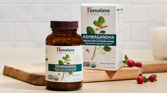 Himalaya Organic Ashwagandha 60 Count Capsules