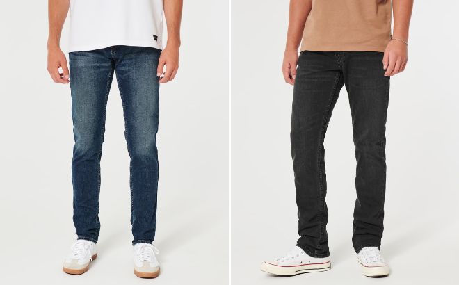 Hollister Mens Skinny Jeans and Slim Straight Jeans