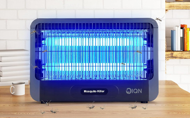 IQN Indoor Bug Zapper on a Table