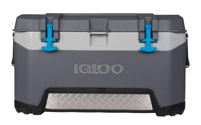 Igloo BMX 72 Quart Cooler with Cool Riser Technology Fish Ruler and Tie Down Points