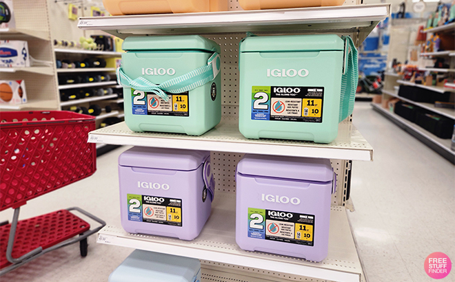 Igloo Tag Along Too 11 Quart Hard Sided Coolers on Shelves at Target