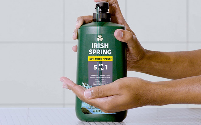 Irish Spring 5 in 1 Mens Body Wash