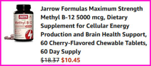 Jarrow Formulas Brain Health Support Supplement Checkout Screen