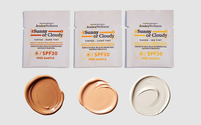 Jessica Wellness Sunscreen Samples