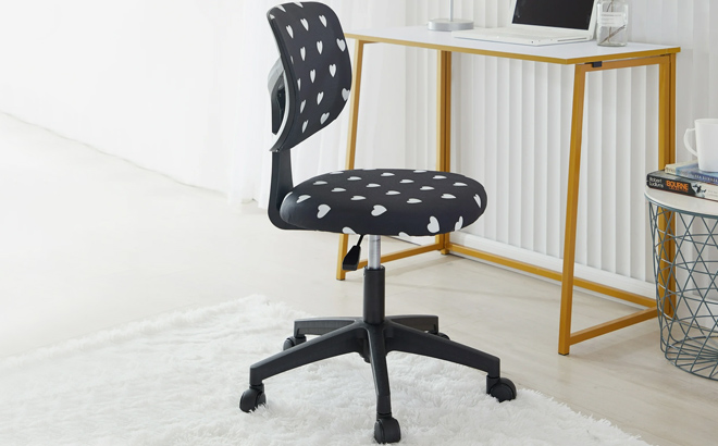 Justice Swivel Mesh Task Desk Office Chair