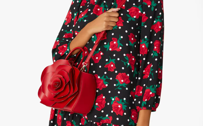 Kate Spade Flora 3D Rose Crossbody