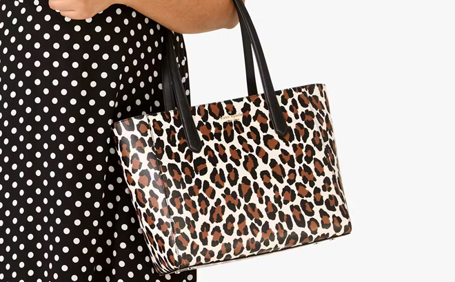 Kate Spade Staci Spotted Animal Medium Tote