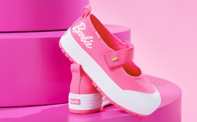 Keds x Barbie Mary Jane Womens Platform Shoes