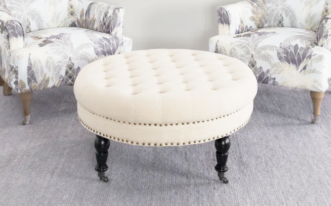 Kelly Clarkson Landis Upholstered Ottoman